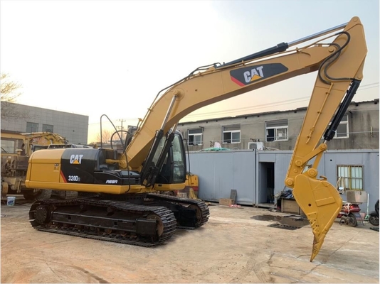 Excavador hidráulico CAT 320D de Caterpillar de la segunda mano con la línea del martillo