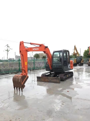 6 poder del Zaxis 60 de Ton Used Crawler Excavator Hitachi 85kw