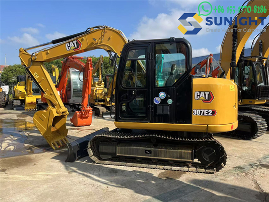 Pequeña máquina japonesa de segunda mano CAT Caterpillar 307E Excavadora en carga baja Usada Caterpillar CAT 307E Excavadora