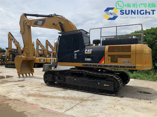 Caterpillar 336D Excavadora de segunda mano, excavadora original CAT 336D 350 3150 336D Máquinas de la oruga
