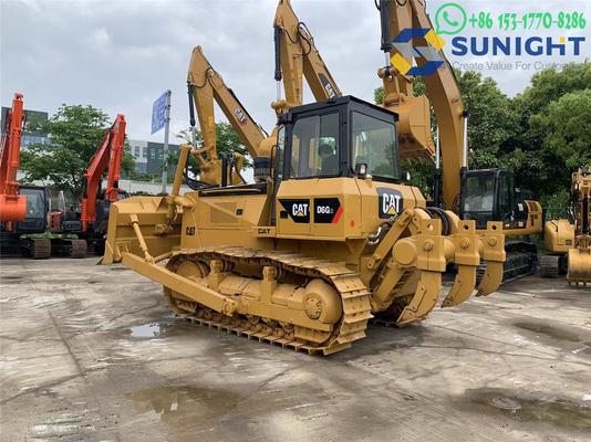Excavadoras usadas CAT D6G Japón Bulldozers originales Maquinaria de ingeniería Equipos de empuje y relleno de suelo CAT D6G