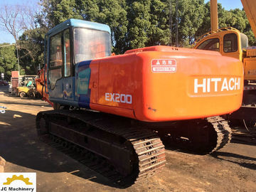 Excavador de Hitachi de la segunda mano/retroexcavadora hidráulica del excavador EX200-3 de la correa eslabonada