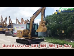 0.3M3 Mini excavadoras usadas de CAT 306 305 Oruga
