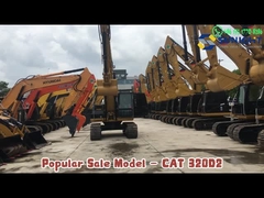 320D2 Excavadora usada CAT Original Caterpillar Motor C6.4