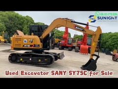 SANY SY75C Excavadora usada original de China SANY