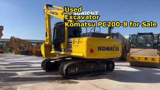 Excavadora Komatsu PC200-8 usada a la venta